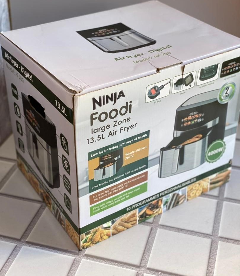 سرخ کن نینجا مدل AF200 بدون روغن13.5 لیتر4000 وات سه شاخ اروپا